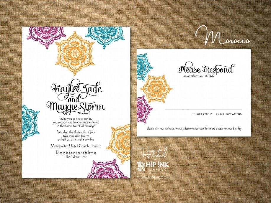 Free Moroccan Invitation Templates Printable Templates