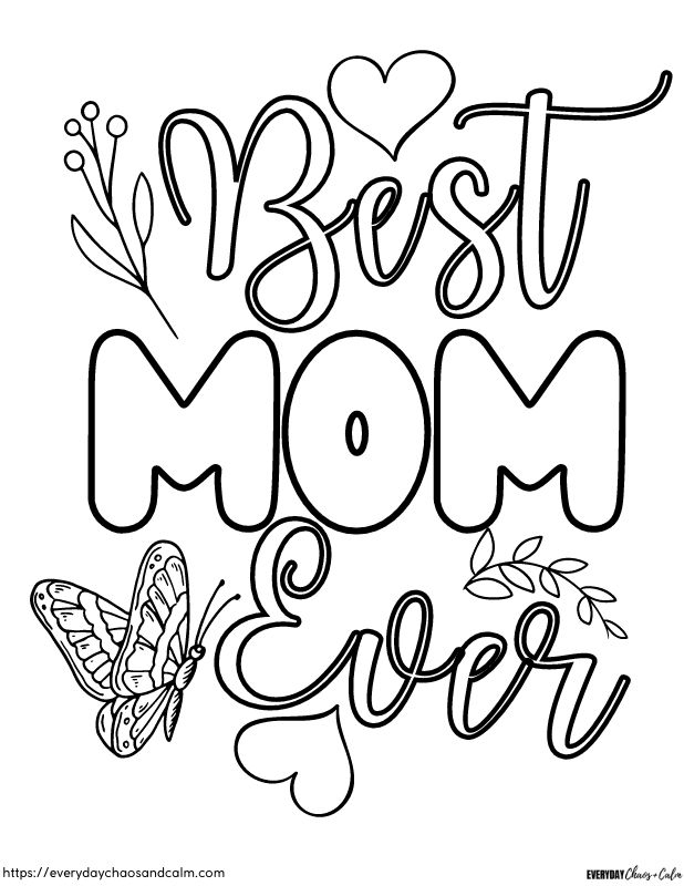 printable mothers day cards for grandma to color
