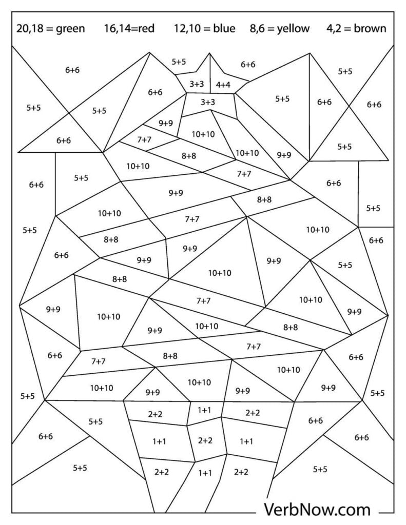 multiplication coloring worksheets pdf