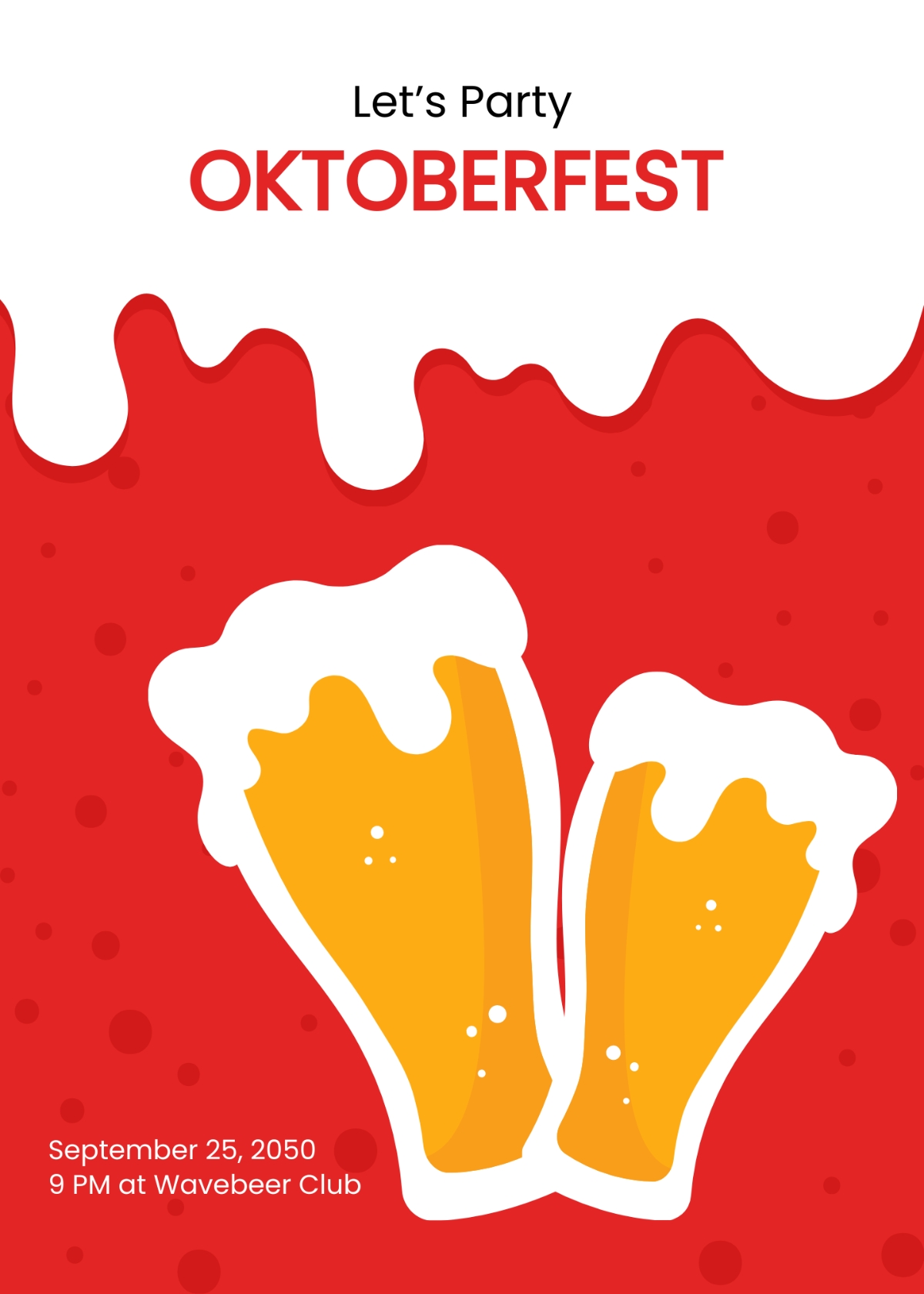 Free Oktoberfest Invitation Background Template To Edit Online