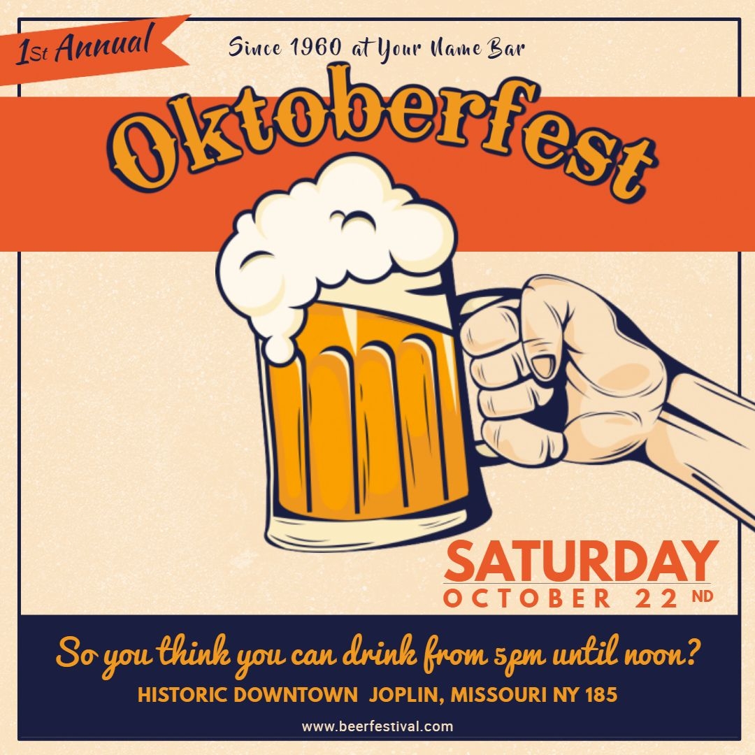 Free Oktoberfest Invitation Template Printable Word Searches