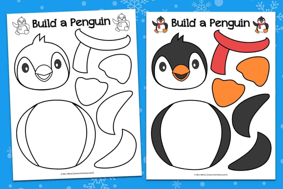 Free Penguin Printables Templates Printable Templates Online By Paul 