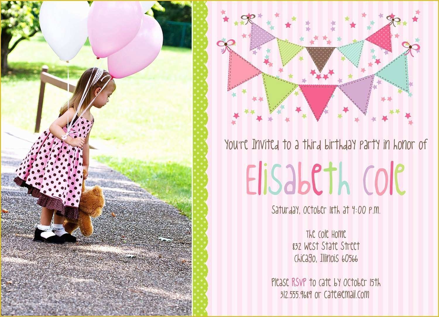 free photoshop invitation templates birthday