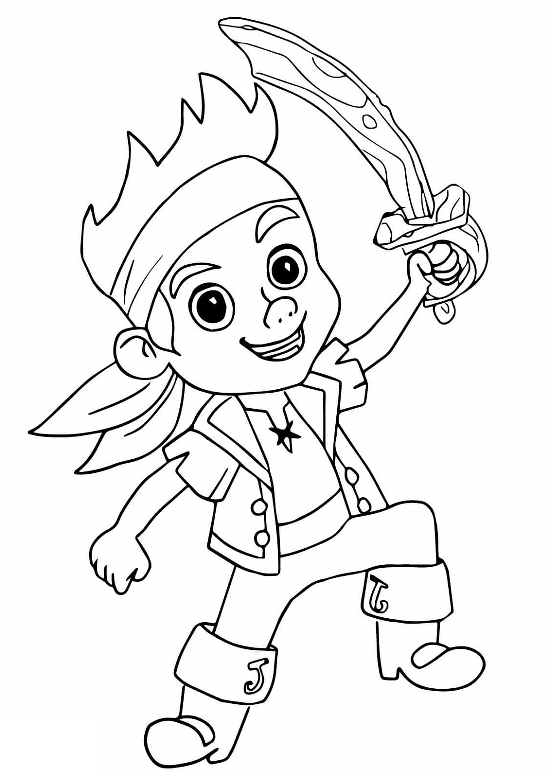 free pirate coloring pages