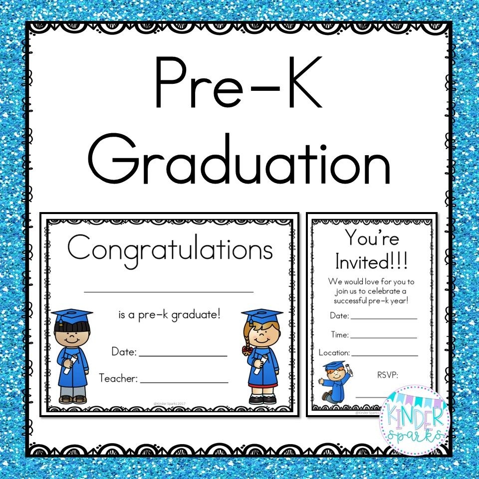 free pre k graduation invitation templates