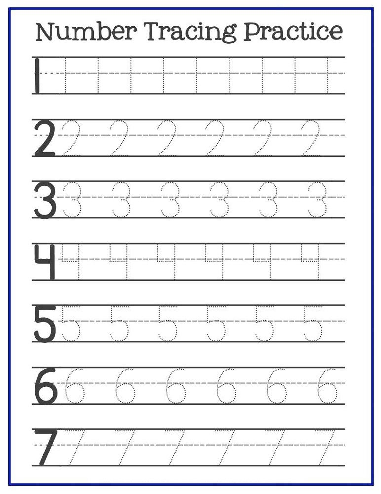 number worksheets for pre k