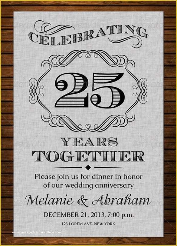 free printable 50th wedding anniversary invitation templates