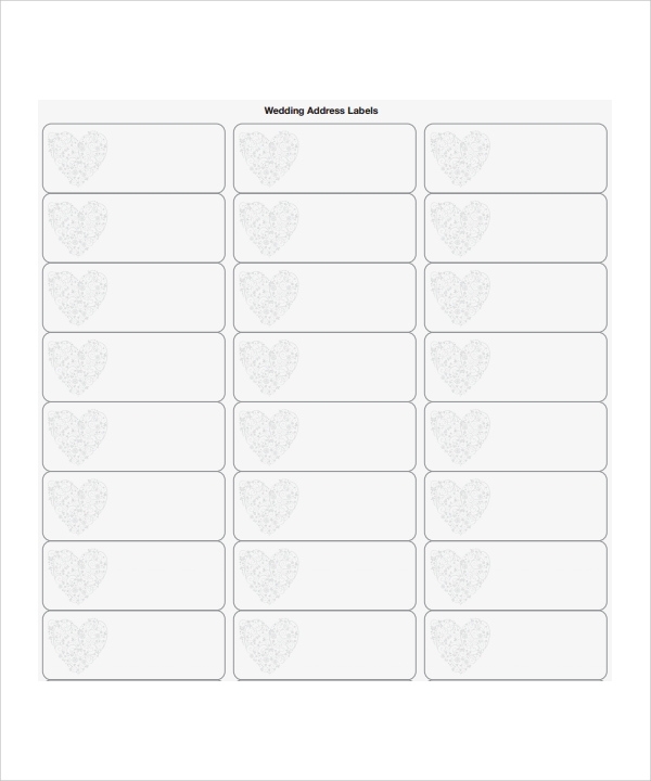 free printable address label templates