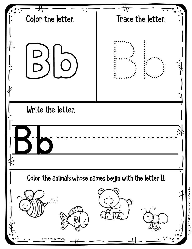 printable prek worksheets