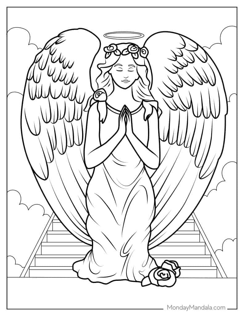 Free Printable Angel Pictures To Color Download Free Printable Angel 