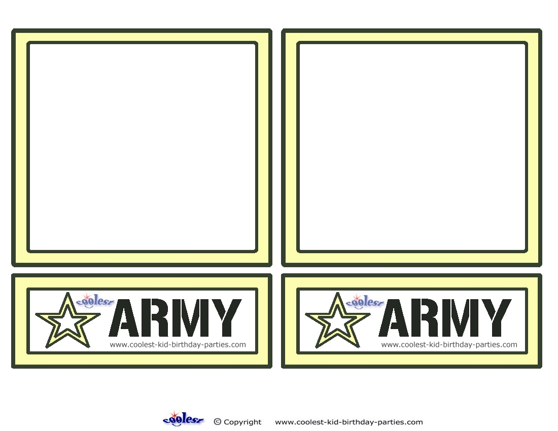 free printable army invitation template