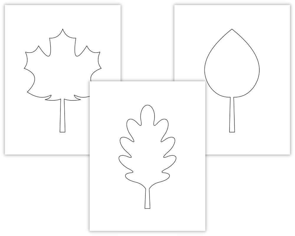 Free Printable Autumn Leaf Templates Small Large The Craft at 