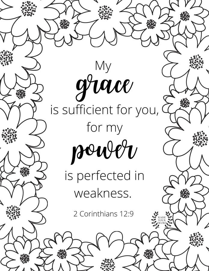 Bible Quotes Coloring Pages