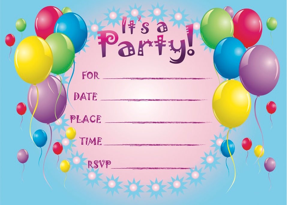 Free Printable Birthday Invitation Templates Download Hundreds FREE 