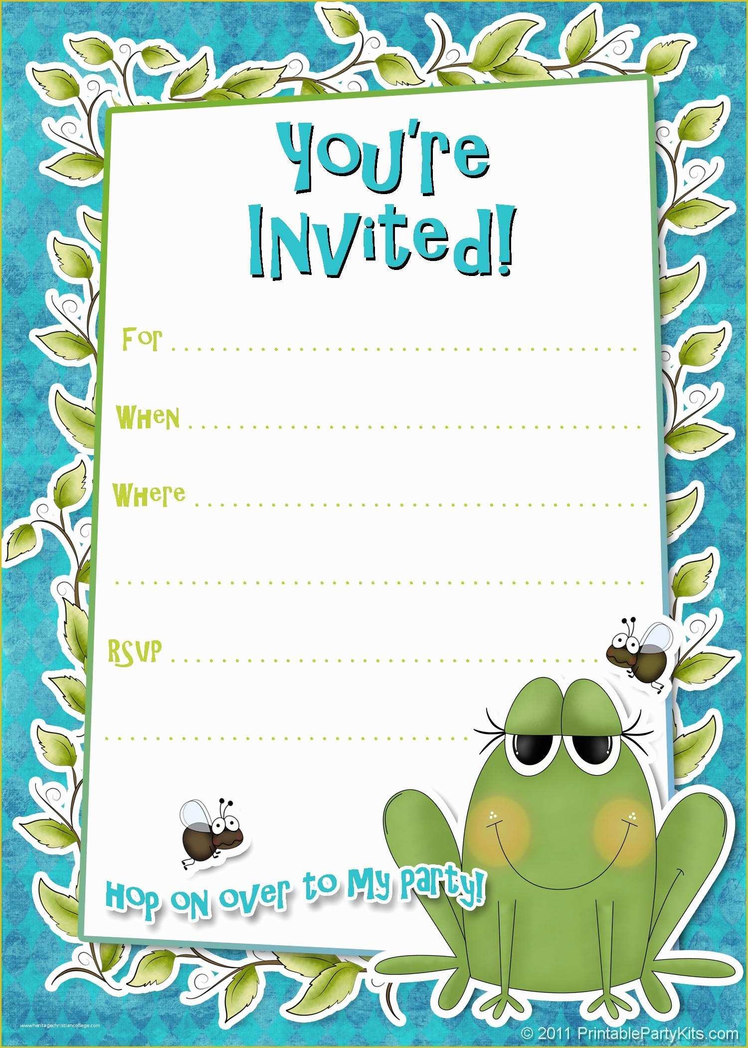 free birthday invitation templates with photo