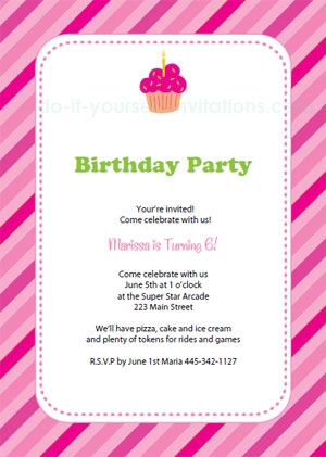 Free Printable Birthday Party Invitation Templates