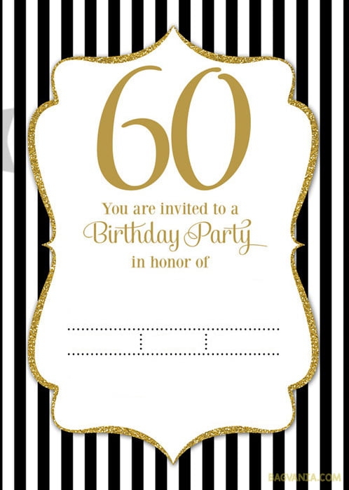 free printable birthday invitation templates black and white