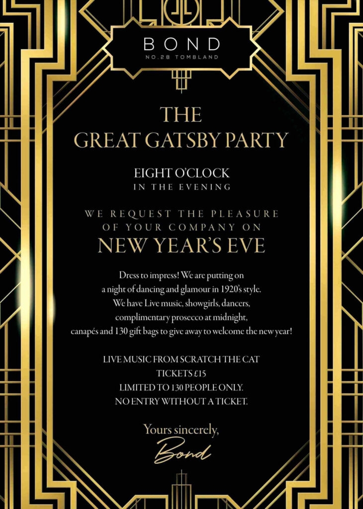 free printable blank great gatsby invitation template