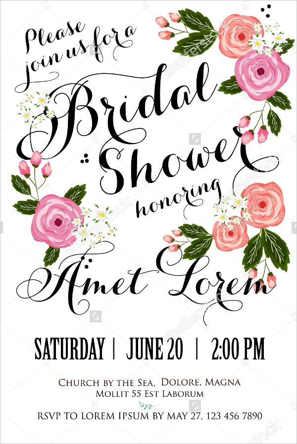 free printable bridal shower invitation templates