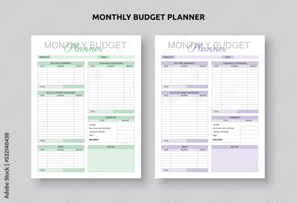 printable budget and expense tracking worksheet