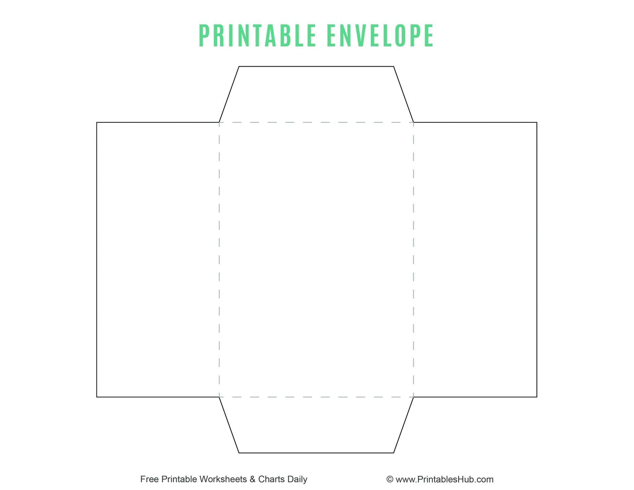 Free Printable Cash Envelope Template Printable Templates