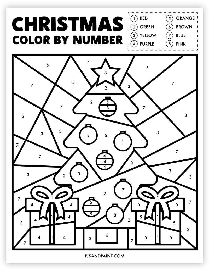 printable pictures to color christmas