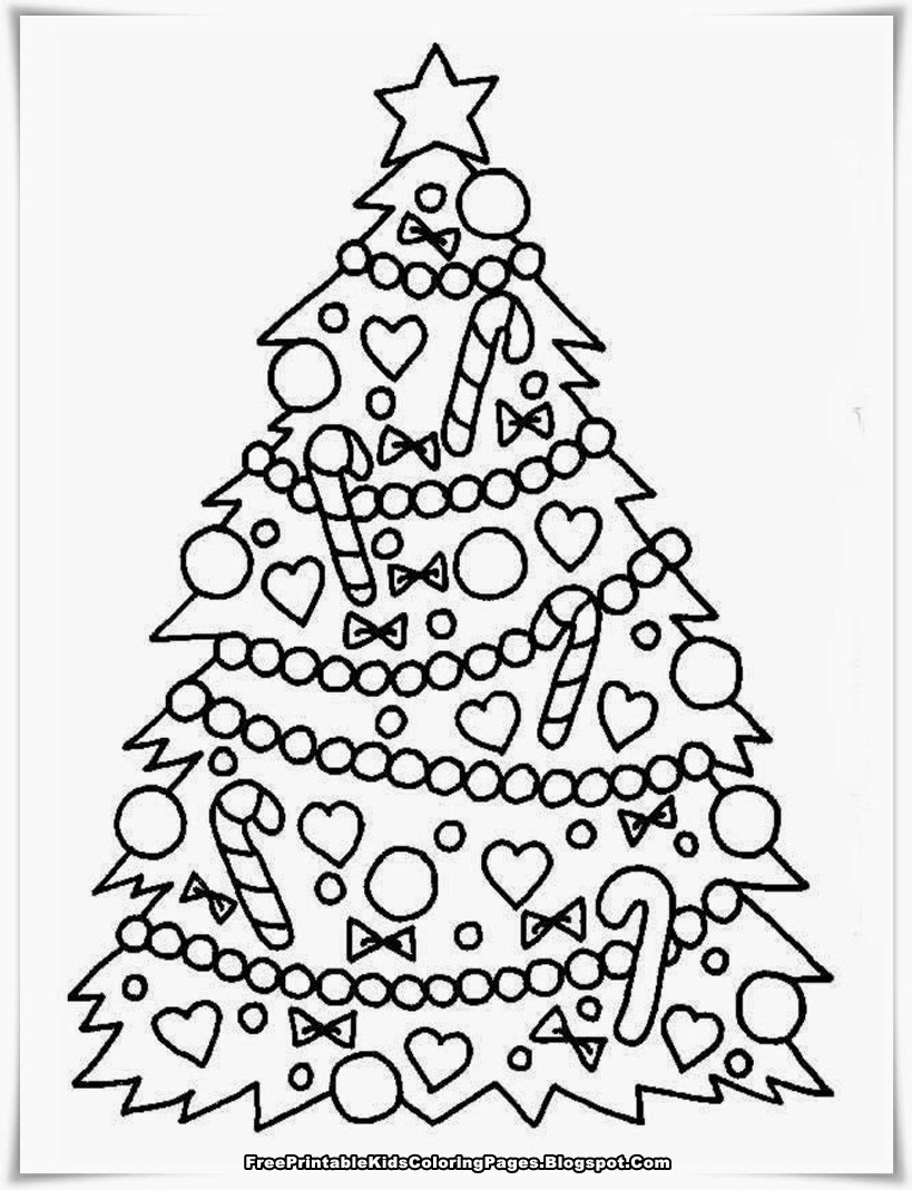 Free Printable Christmas Coloring Pages Free Printable Kids Coloring