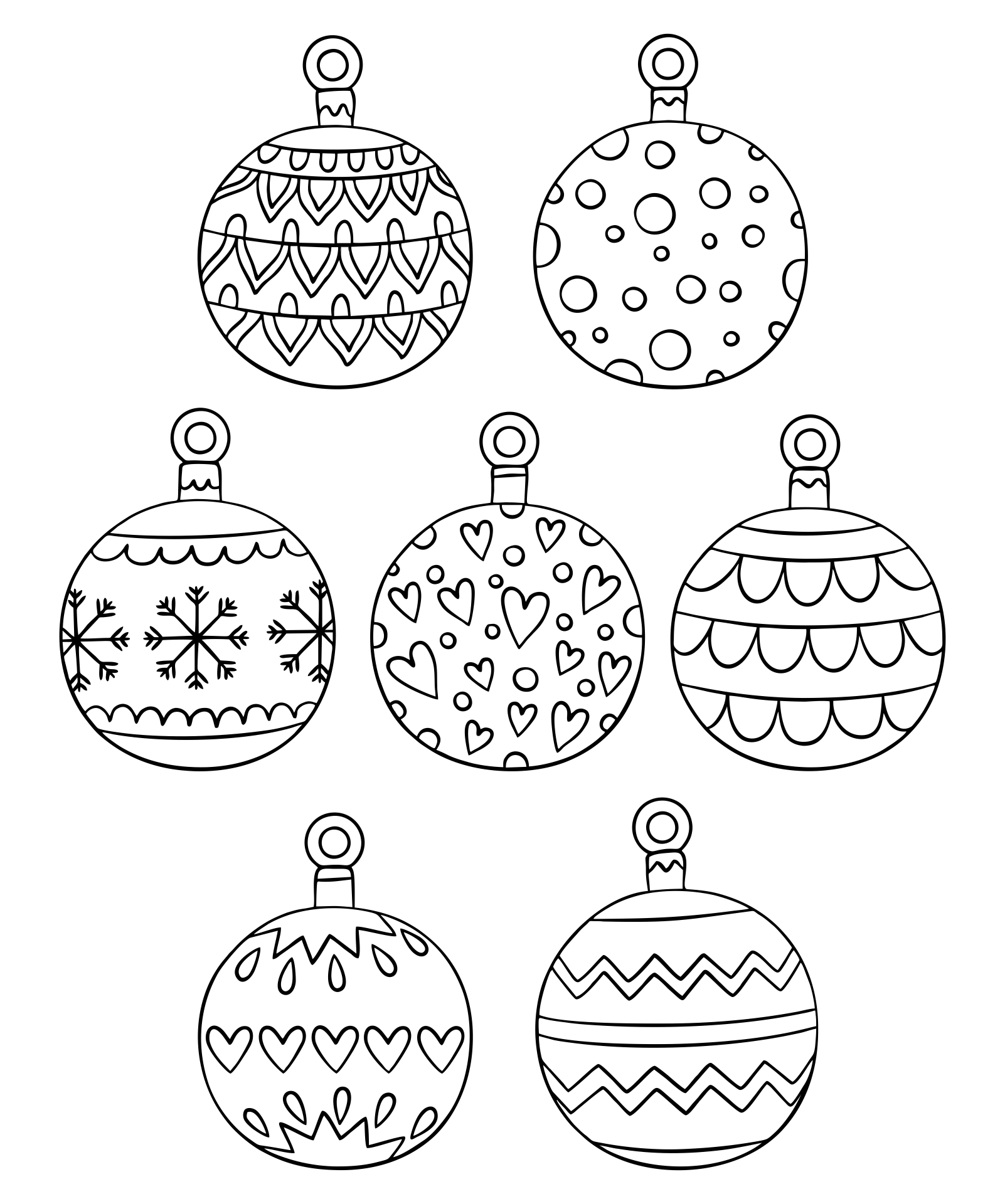 free printable christmas pictures to color and print