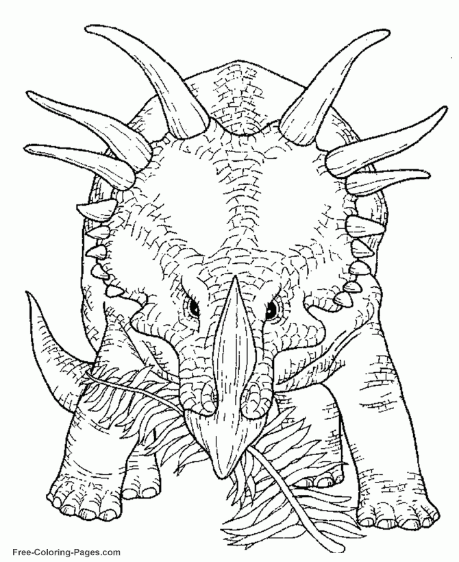 Coloring Pages Of Dinosaurs