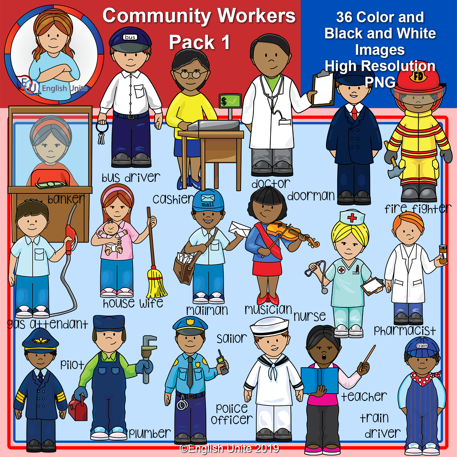 community helpers pictures for kids printable