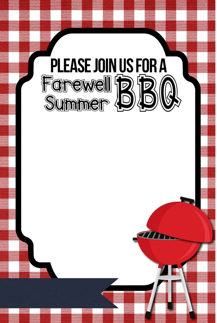 Free Printable Cookout Invitation Template Template Samples