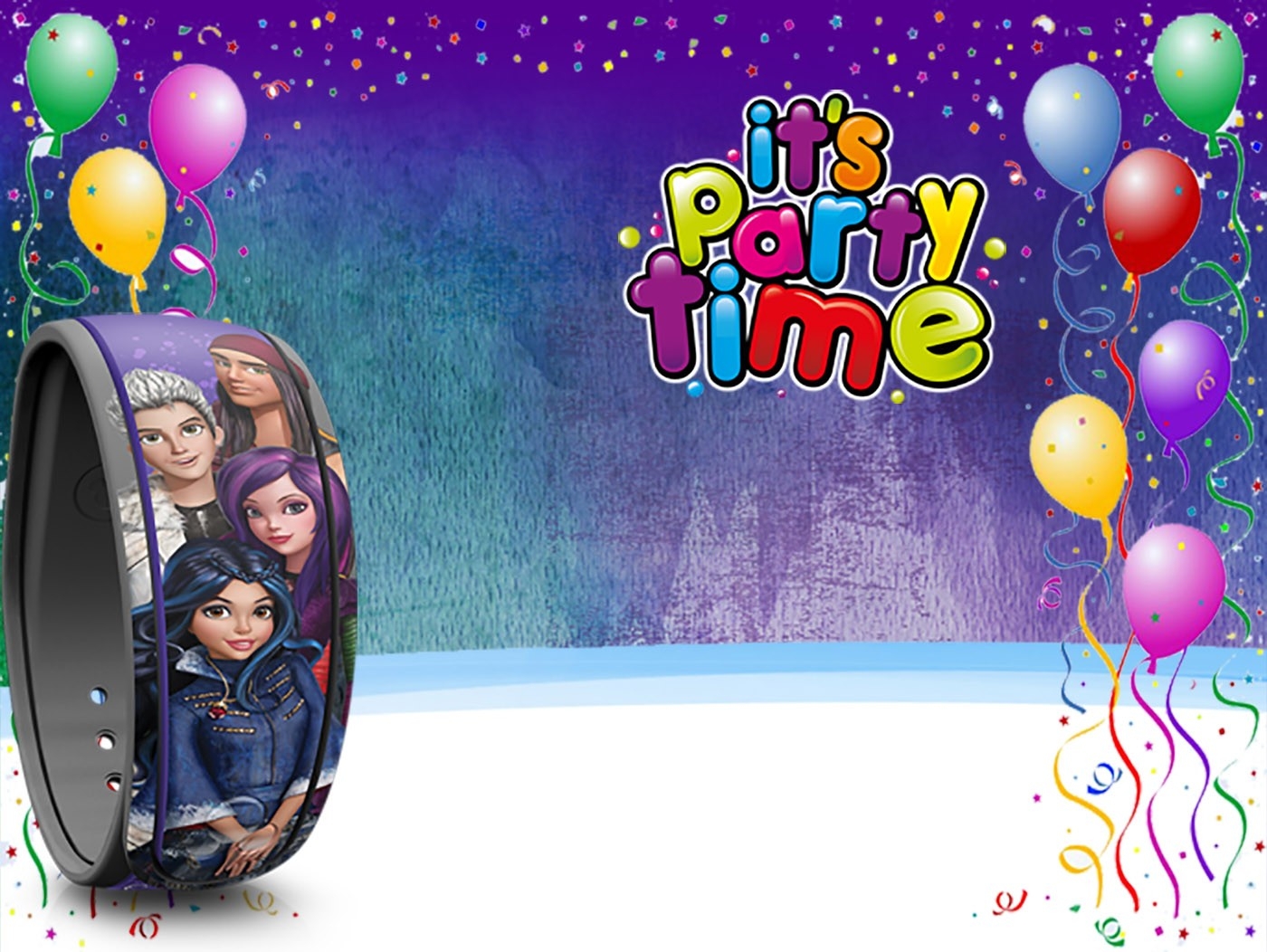 free printable descendants invitation template