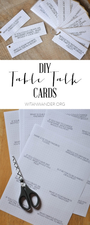 printable table talk cards