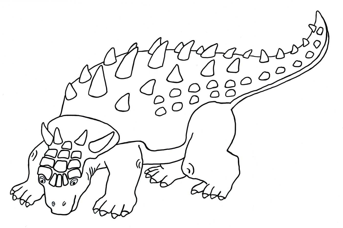 dinosaur coloring pages free printable