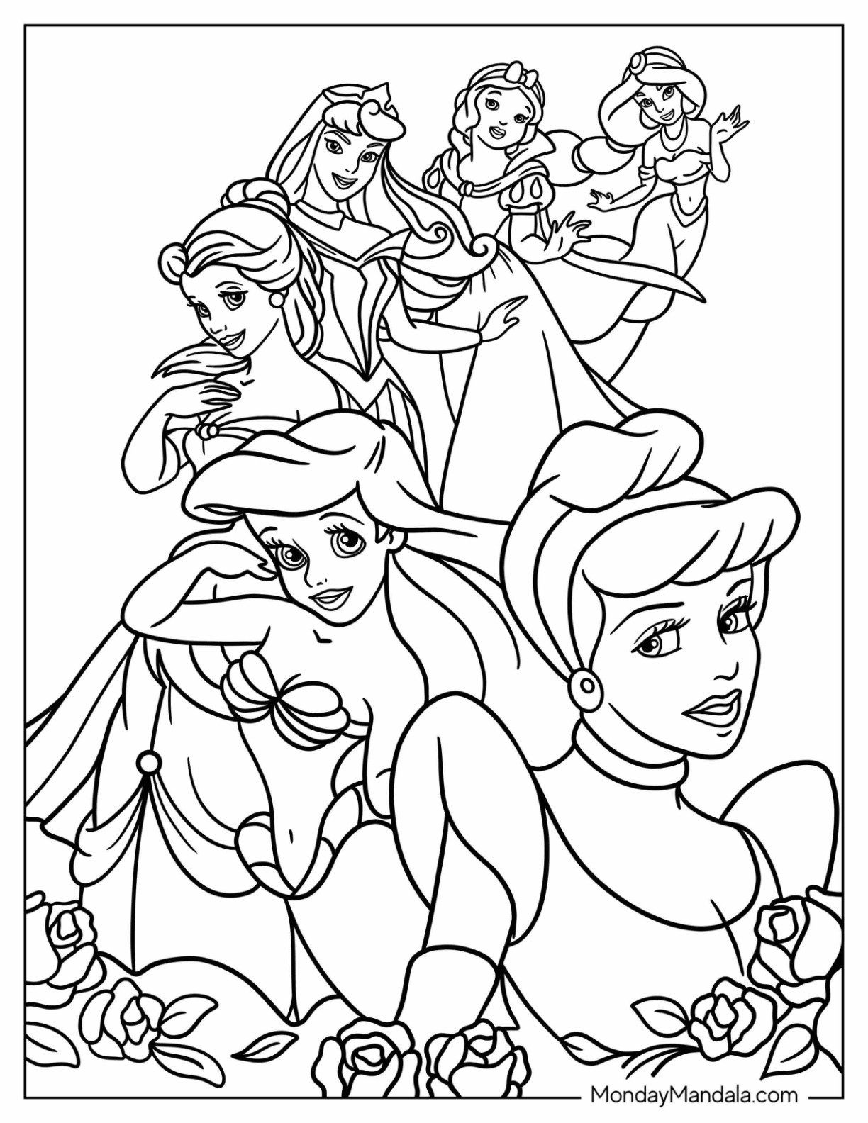 Princess Coloring Pages Free