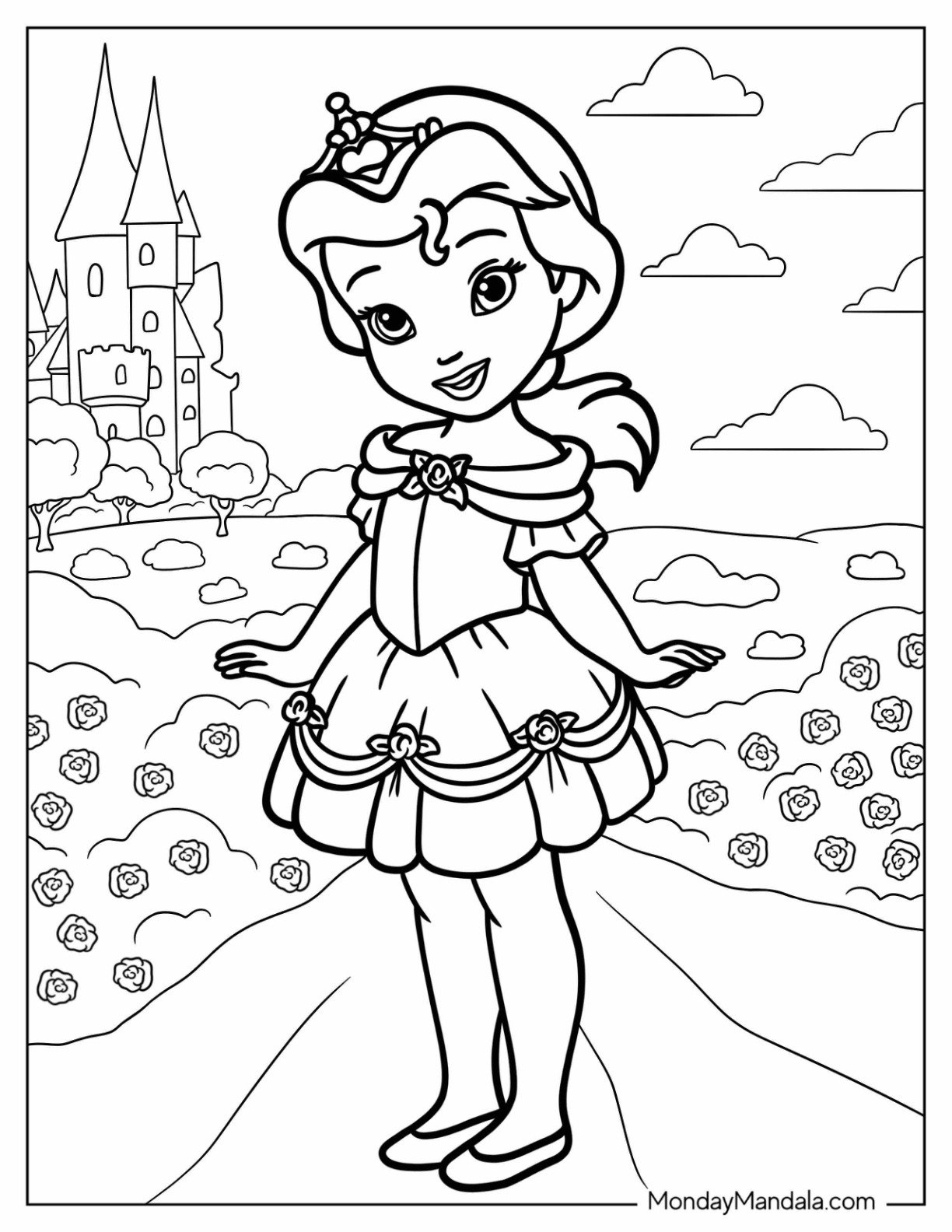 disney princess coloring pages free printable