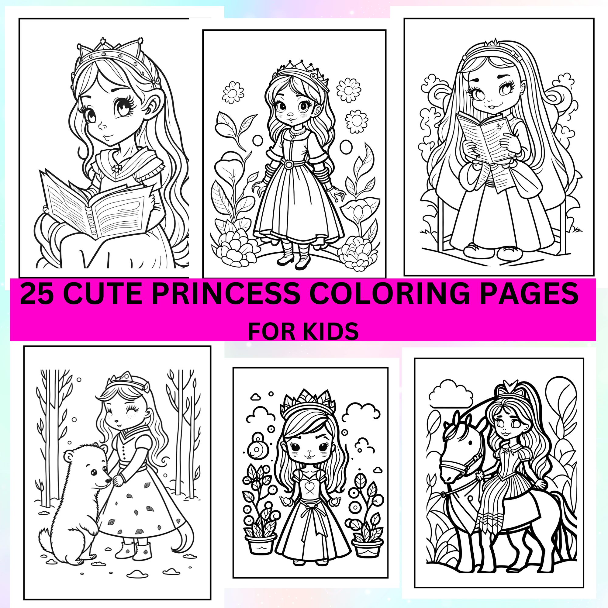 Princess Coloring Pages Printable Free