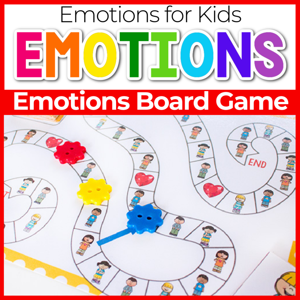 printable emotions board game