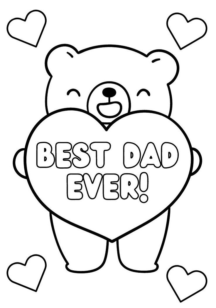 Free Printable Father 39 s Day Cards To Color Fathers Day Coloring Page
