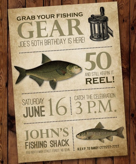 Free Printable Fishing Birthday Invitations Printable Templates