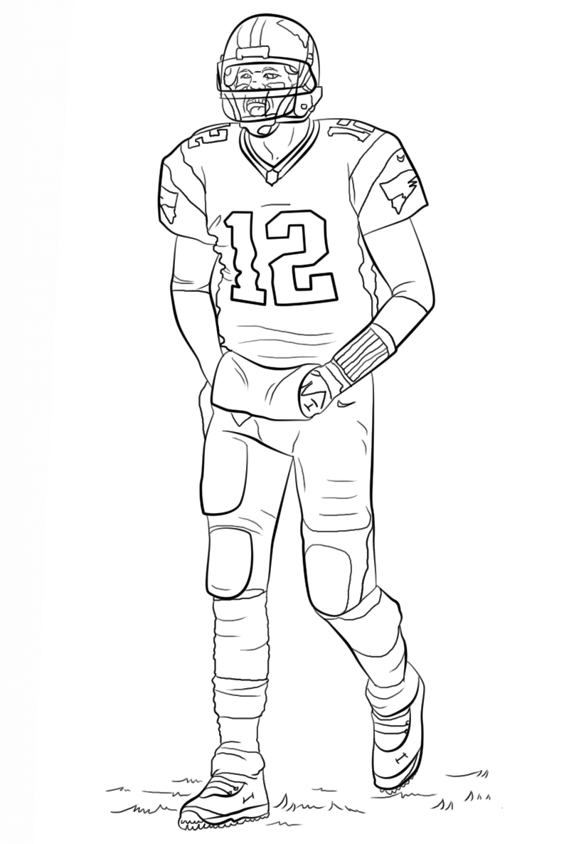 Printable Football Coloring Pages