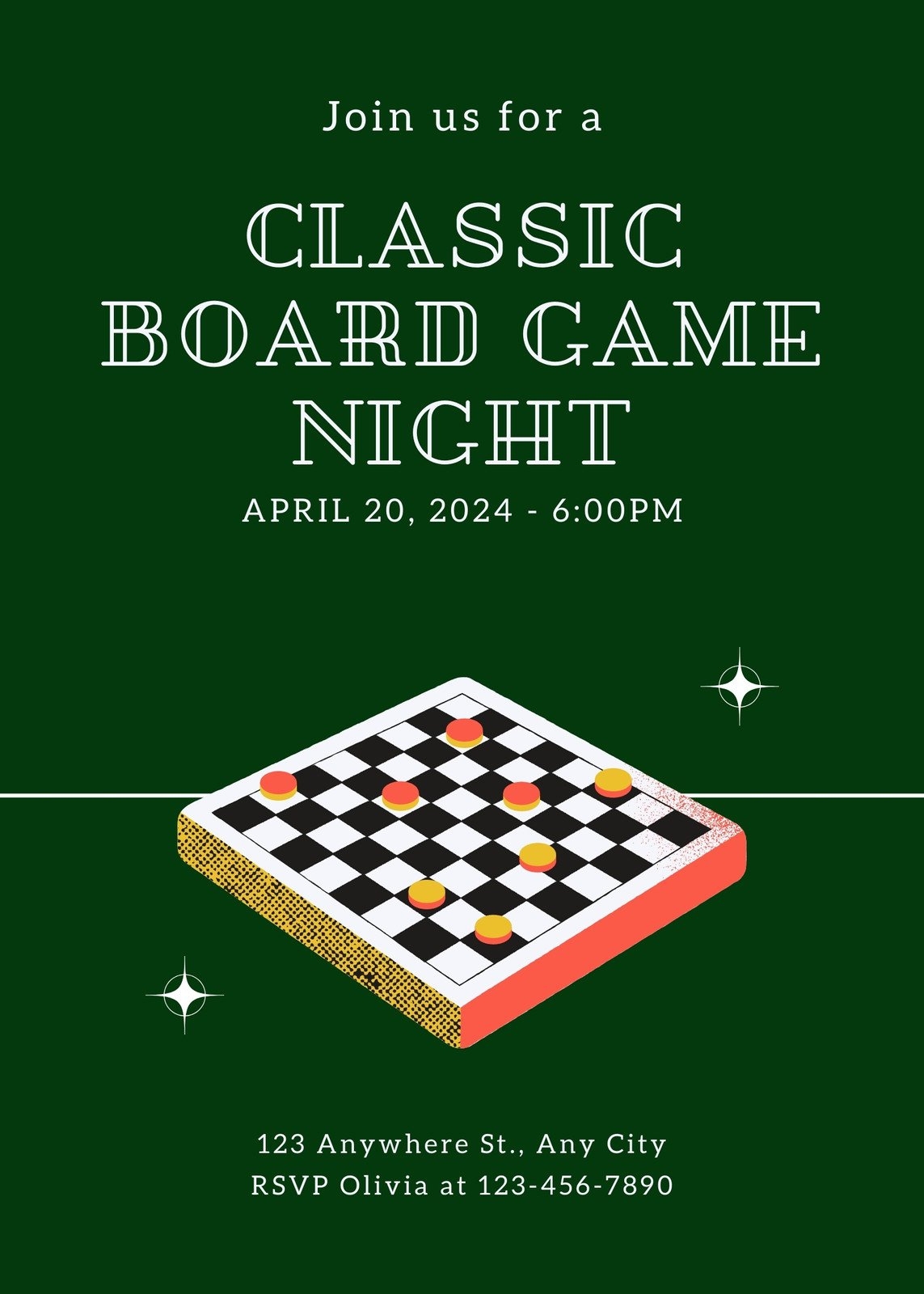 Free Printable Game Night Invitation Template Template Samples