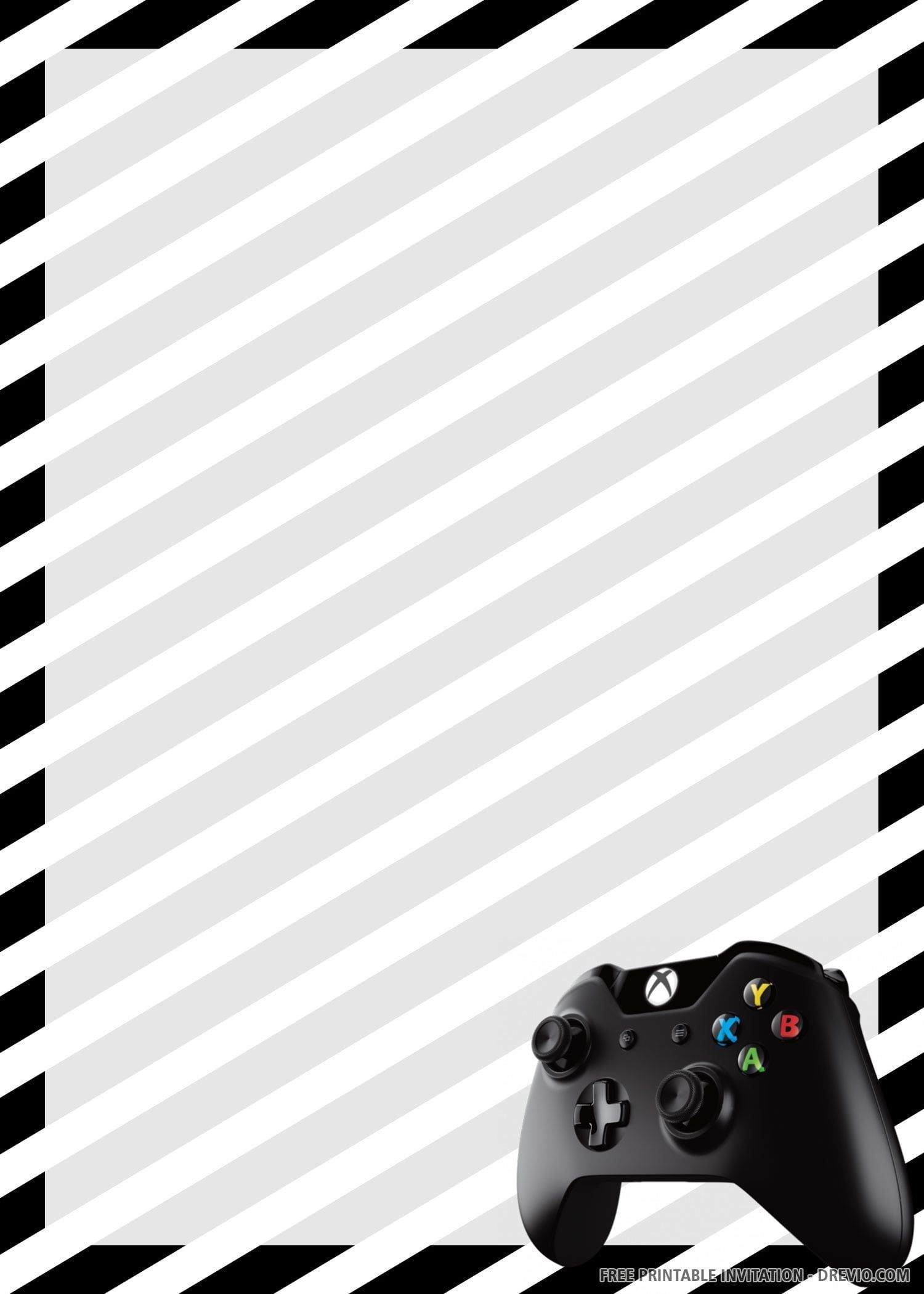 Free Printable Gaming Party Invitation Template Free Printable