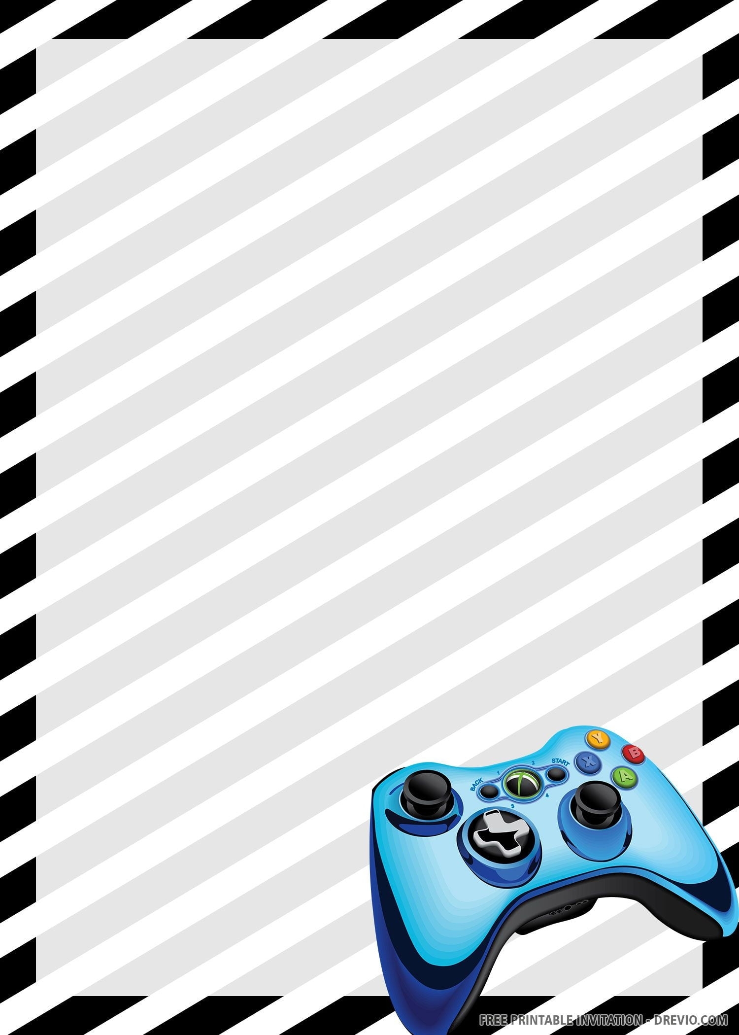 Free Printable Gaming Party Invitation Template Free Printable