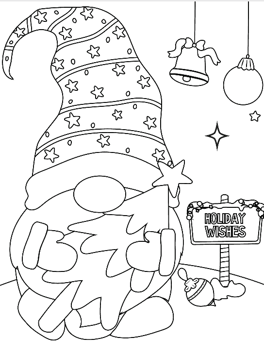 Free Printable Gnome Coloring Pages Rainbow Coloring Vrogue co