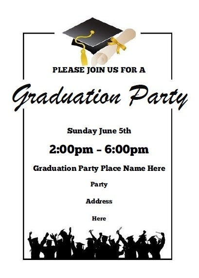 Free Printable Graduation Invitations 2025 Templates Robert A Pack