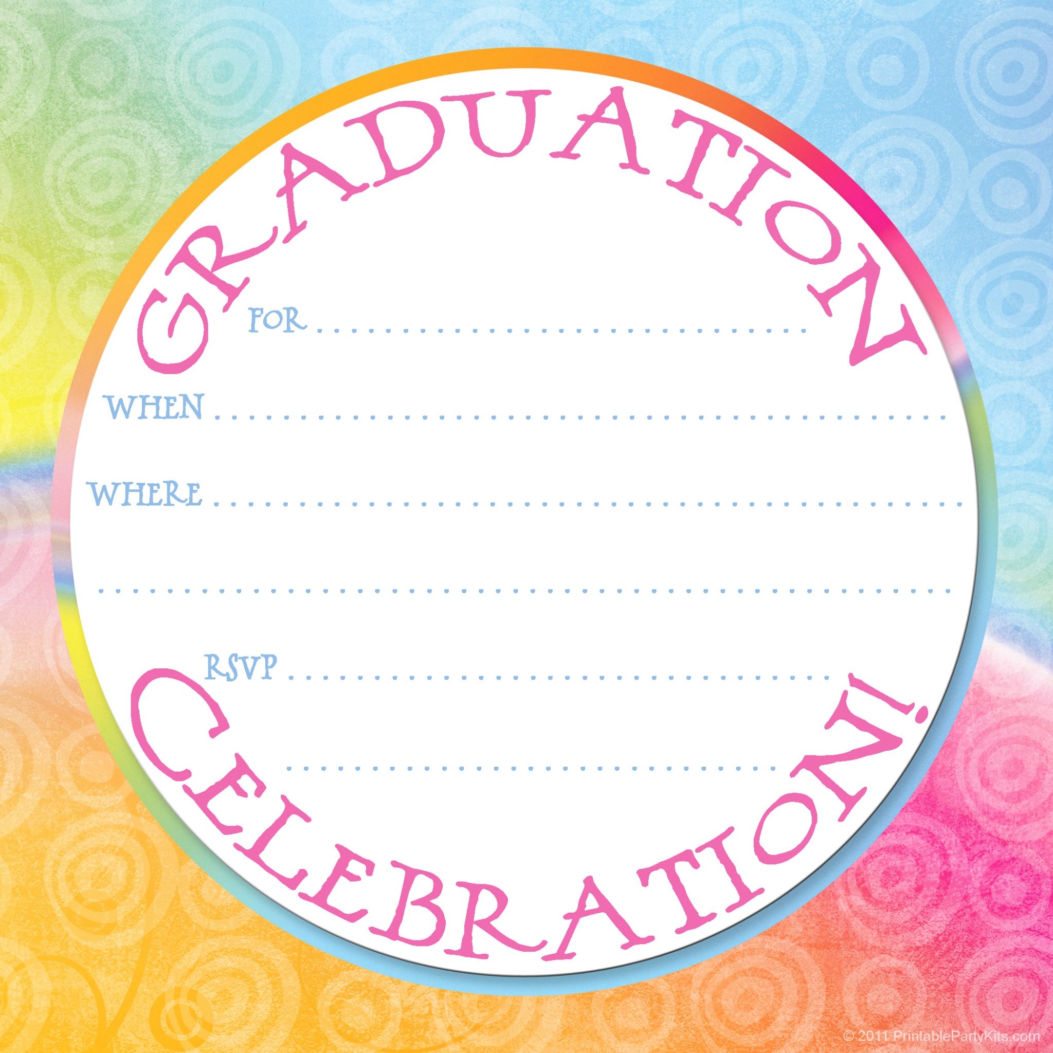free graduation party invitations templates
