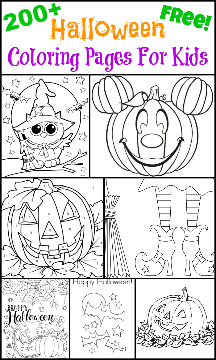 free printable halloween coloring pages for kids pdf