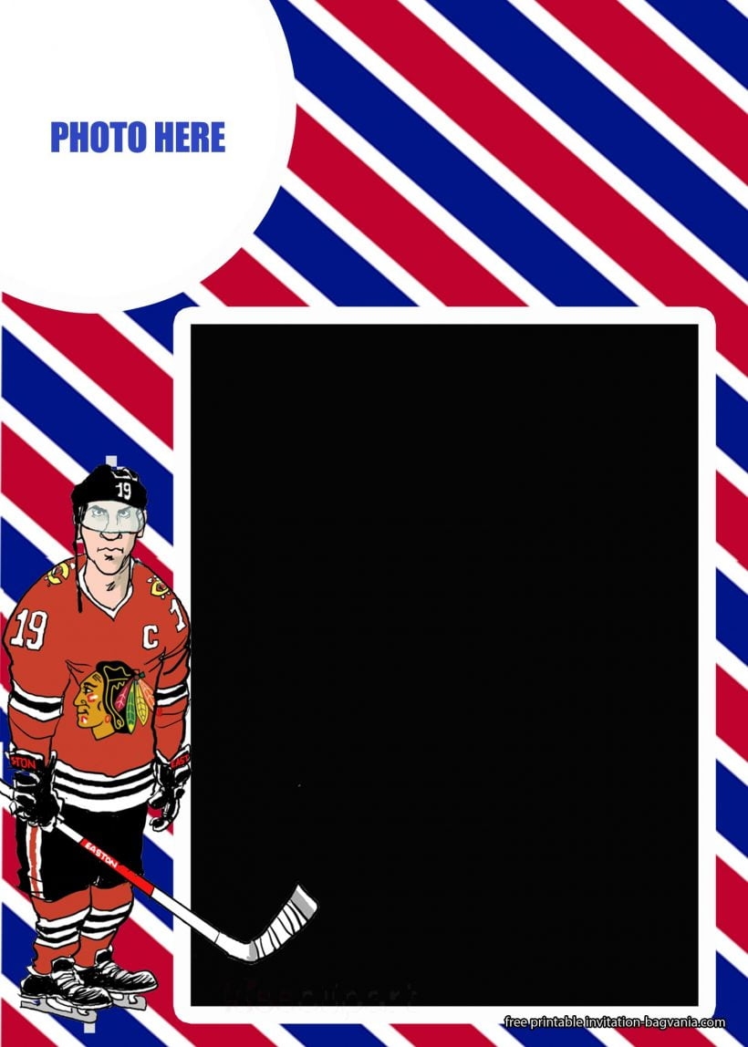 FREE Printable Hockey Invitation Templates FREE Printable Birthday 