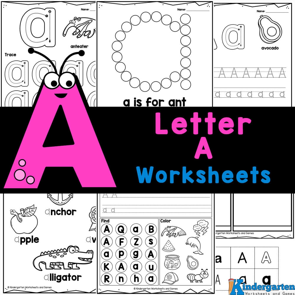 letter worksheets kindergarten